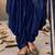 Navy blue embroidered mirror work silk patiala suits