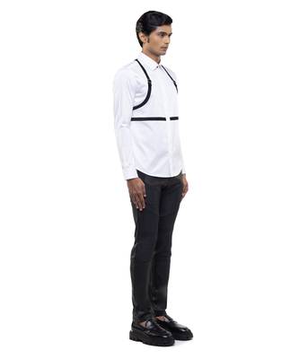 White plain cotton shirt 4