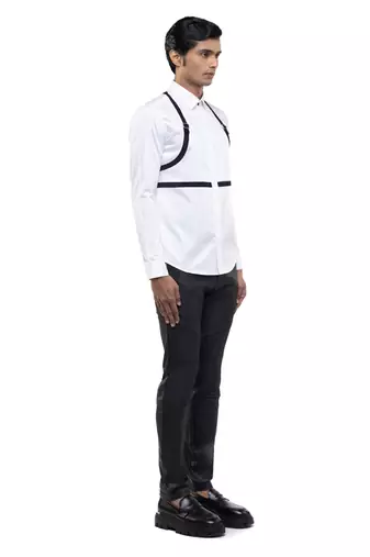 White plain cotton shirt