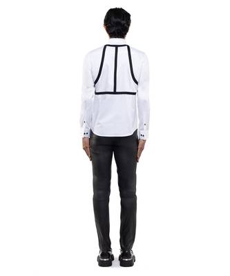 White plain cotton shirt 5