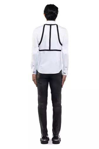 White plain cotton shirt
