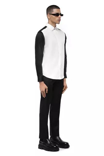 White plain cotton shirt
