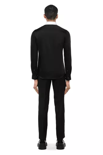 White plain cotton shirt