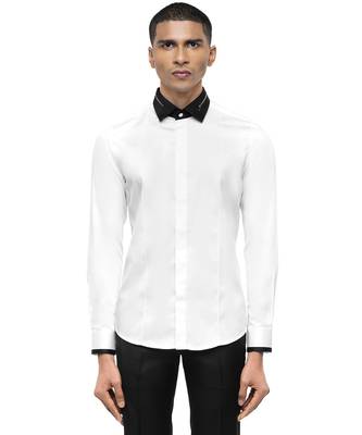 White plain cotton shirt 1
