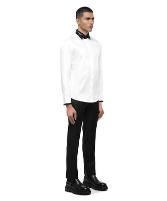 White plain cotton shirt 3
