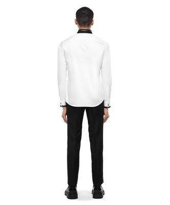 White plain cotton shirt 4