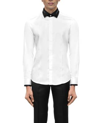 White plain cotton shirt 5