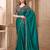 Fiona satin silk saree with tussar silk blouse