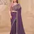 Soft sparkle georgette saree with satin silk blend blouse
