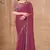 Soft sparkle georgette saree with brocade blouse