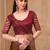 Twinkle satin georgette saree with tussar silk blouse