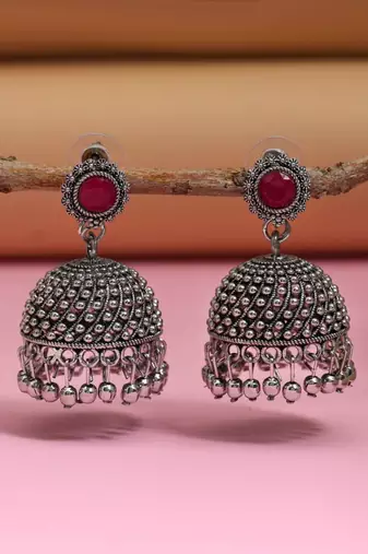 Rani color oxidised earrings