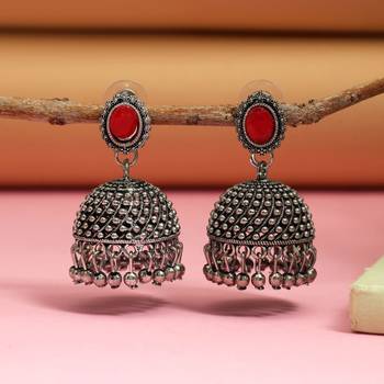 Rani color oxidised earrings 1