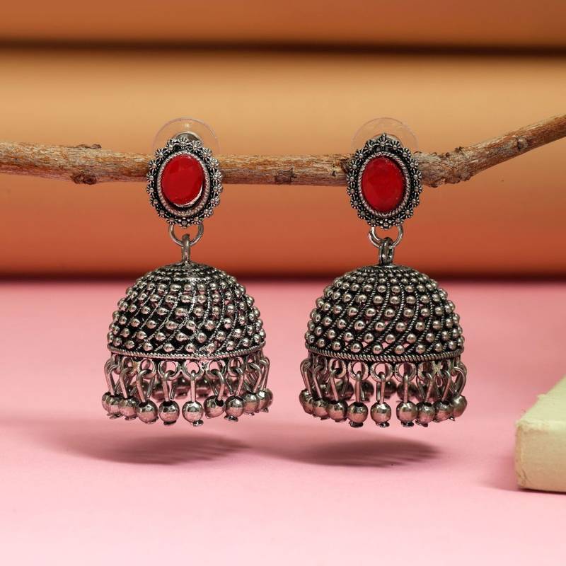 Rani color oxidised earrings