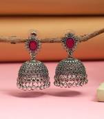 Rani color oxidised earrings
