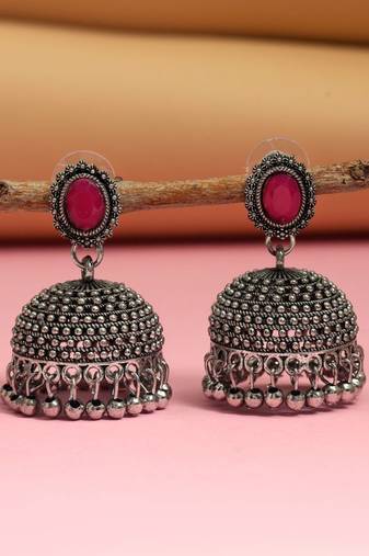 Rani color oxidised earrings