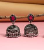 Rani color oxidised earrings