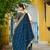 Teal Vichitra Silk With Rich Sequins Embroidery work Blouse and Dupatta