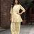 Beige pure crepe floral printed embellished festive & party co-ord set
