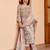 Ethnic festive wear butter cotton stitched suit with dupatta