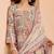 Ethnic festive wear butter cotton stitched suit with dupatta