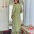Ethnic festive wear pista rayon stitched suit with dupatta