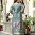 Ethnic festive wear grey chanderi cotton stitched suit with dupatta