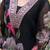 Ethnic festive wear black georgette stitched suit with dupatta