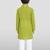 olive green cotton printed kurta set with white pyjama - diwali special
