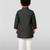 black cotton printed kurta set with white pyjama - diwali special