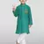 green cotton printed kurta set with white pyjama - diwali special