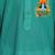 green cotton printed kurta set with white pyjama - diwali special