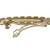 Round and square shape antique gold plated cz and uncut kundan stone 1 hair clip for women and girls