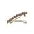 Round & square shape antique gold plated ruby and uncut kundan stone 1 hair clip for women and girls