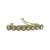 Excellent round & square shape antique gold plated uncut kundan stone 1 hair clip for women & girls