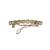 Excellent round & square shape antique gold plated uncut kundan stone 1 hair clip for women & girls