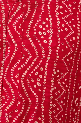 falsa bandhani kurta - foil print traditional festive
