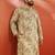 men's beige silk kurta - floral print wedding traditional wear