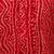 men's red bandhani kurta - foil print traditional festive wear