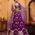 Burgundy- Silk Fabric Sequins embroidery Semi-Stitched Lehenga & Unstitched Blouse With Dupatta