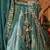 Green- Tissue Fabric Sequins embroidery Semi-Stitched Lehenga & Unstitched Blouse With Dupatta