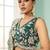 Green- Silk Fabric Sequins embroidery Semi-Stitched Lehenga & Unstitched Blouse With Dupatta