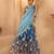Teal- Silk Fabric Sequins embroidery Semi-Stitched Lehenga & Unstitched Blouse With Dupatta