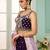 Burgundy- Georgette Fabric Sequins embroidery Semi-Stitched Lehenga & Unstitched Blouse With Dupatta