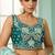 Green- Georgette Fabric Sequins embroidery Semi-Stitched Lehenga & Unstitched Blouse With Dupatta