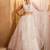 Cream- Net Fabric Sequins embroidery Semi-Stitched Lehenga & Unstitched Blouse With Dupatta