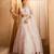 Cream- Net Fabric Sequins embroidery Semi-Stitched Lehenga & Unstitched Blouse With Dupatta