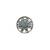 Exotic round shape silver plated kundan stone adjustable finger ring for women and girls