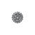 Splendid round shape silver plated kundan stone adjustable finger ring for women and girls