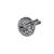 Stylish oval and round shape silver plated kundan stone adjustable finger ring for women and girls